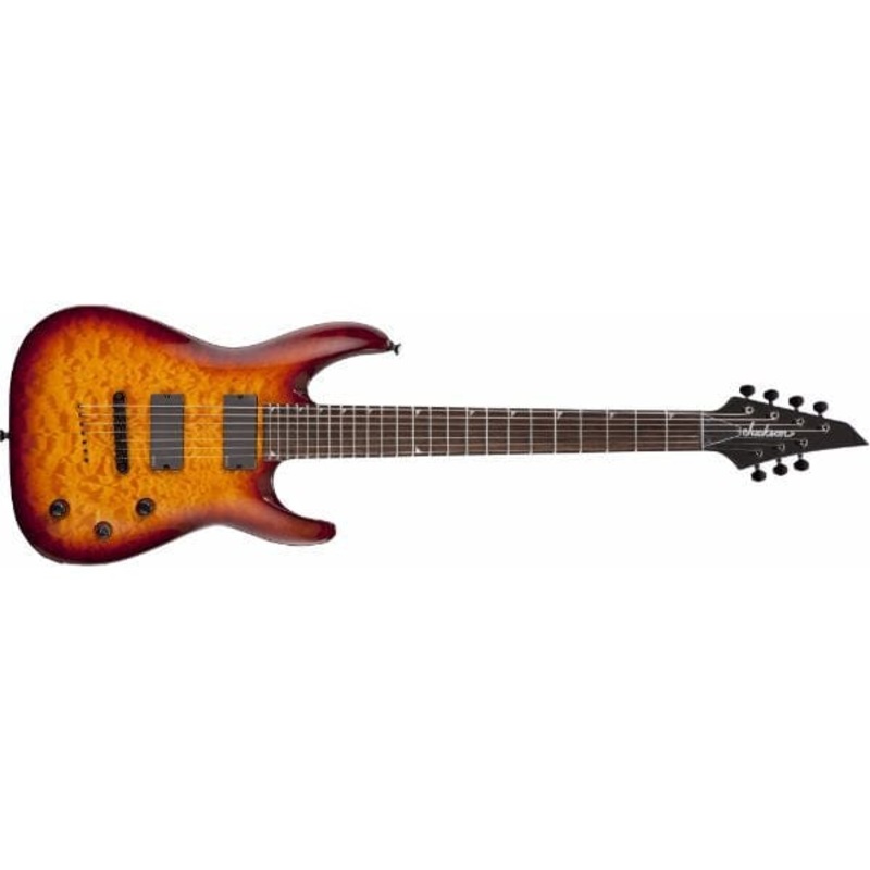 SLATTMGXQ3-7 Quilt Top Soloist 7 String Electric Guitar