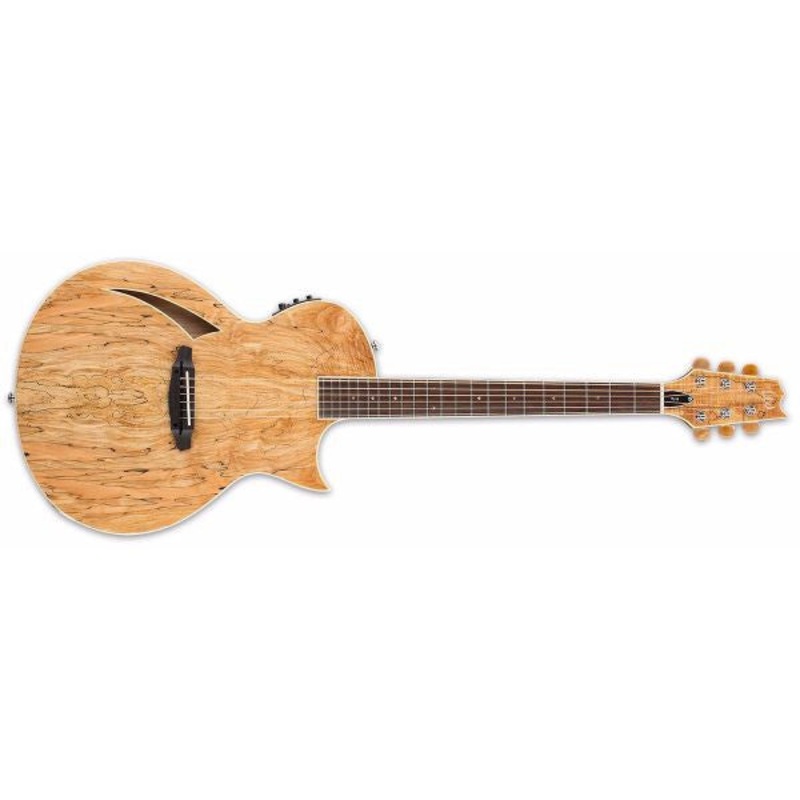 ESP LTD TL-6SM Thinline Acoustic-Electric Guitar (Spalted Maple Top)