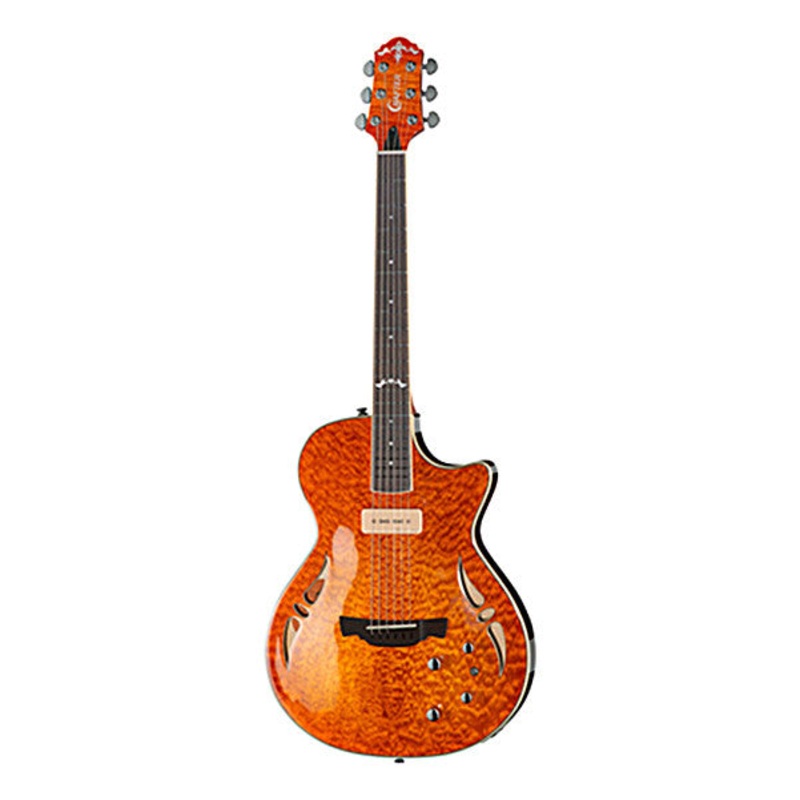 Crafter SAT-QMOS Slim Arched Electric Guitar – Sunburst