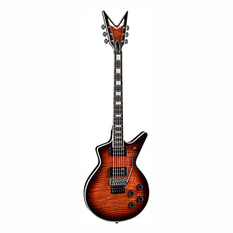 Dean Guitars Cadillac 1980 Flame Floyd Electric Guitar – Tiger Eye Glossy
