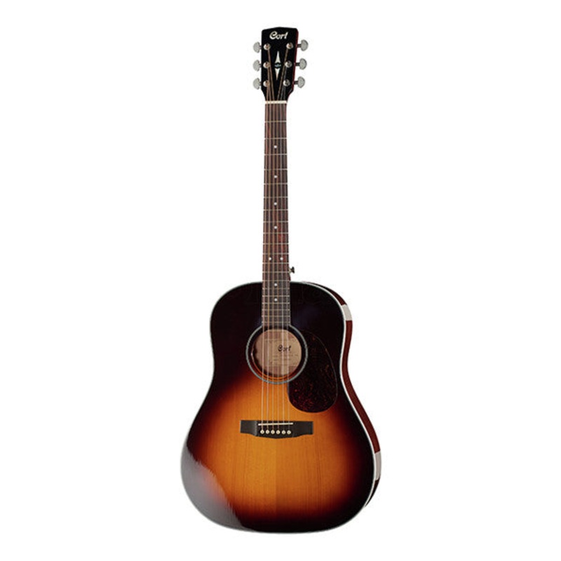 Cort Earth 300SSF Dreadnought Electro Acoustic Guitar – Tobacco Burst