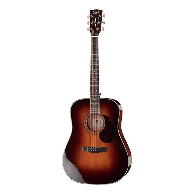 Cort Earth 300VF Dreadnought Electro Acoustic Guitar – Sunburst High Gloss