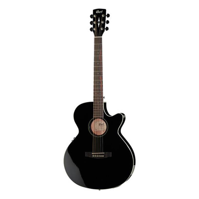 Cort SFX-1 Cutaway Electro Acoustic Guitar – Black High Gloss