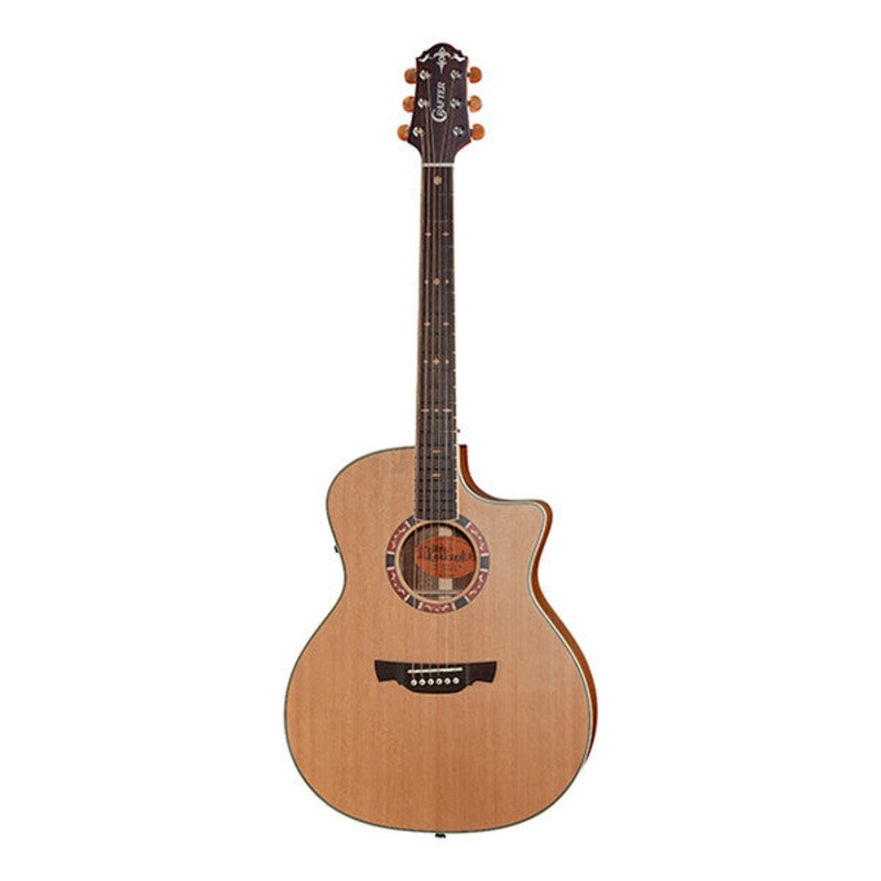 Crafter GAE-15 Cutaway Electro Acoustic Guitar – Natural