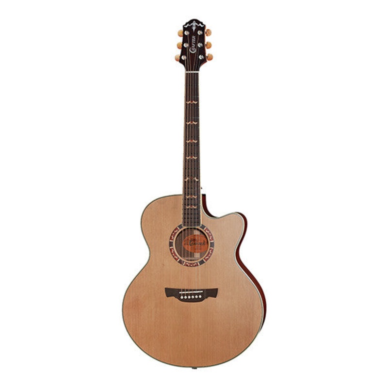 Crafter JE-18 Cutaway Electro Acoustic Guitar – Natural