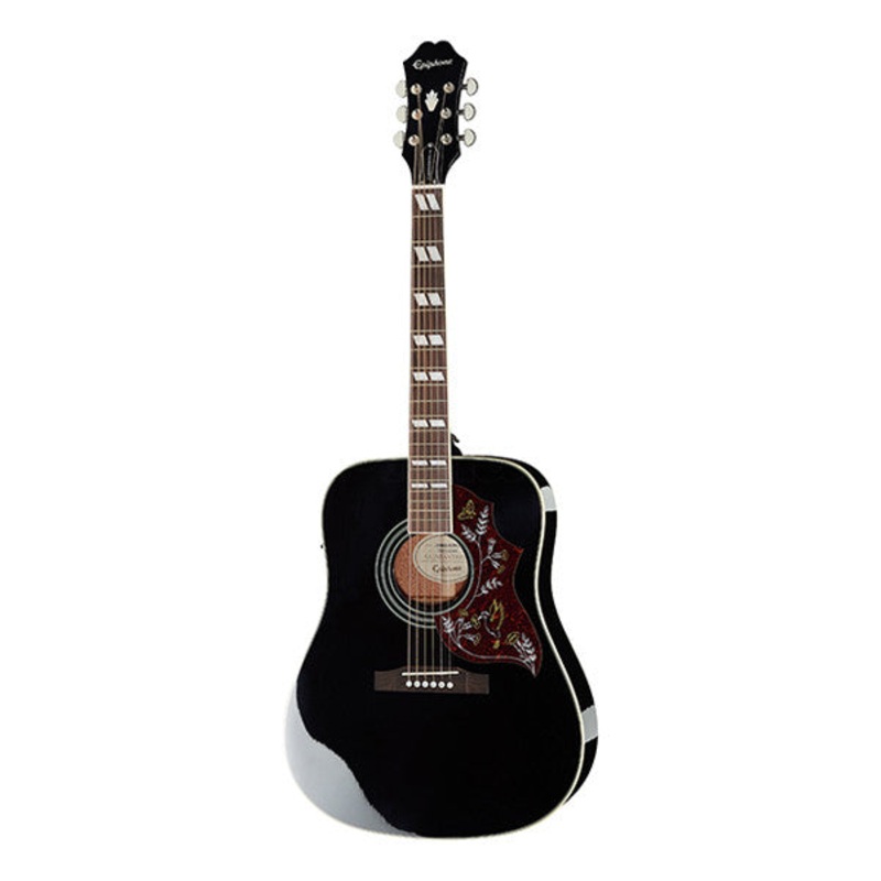 Epiphone Hummingbird PRO Dreadnought Electro Acoustic Guitar – Ebony