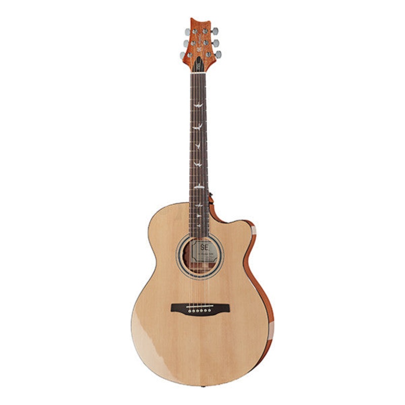 PRS SE A20E Angelus with Case Cutaway Electro Acoustic Guitar – Natural