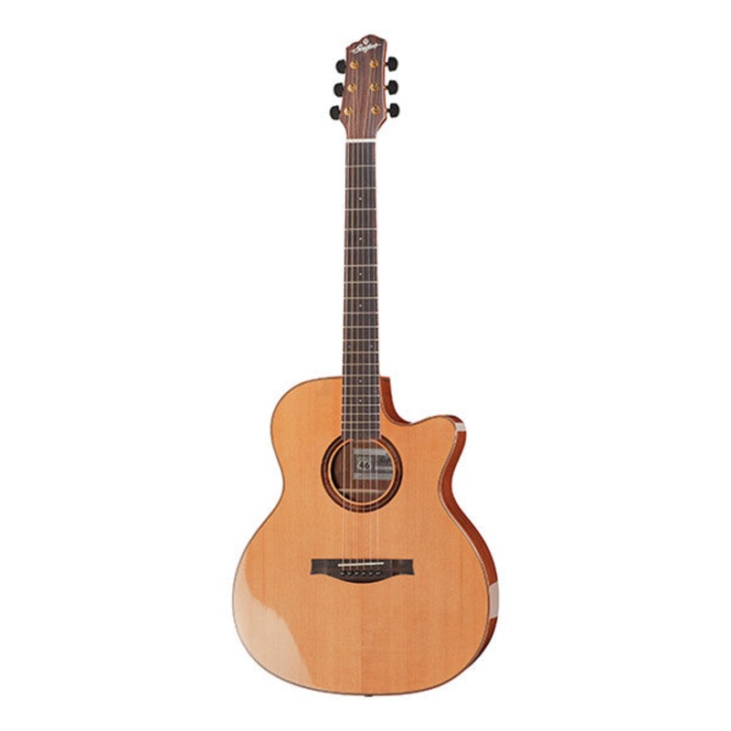 Stanford 46-G3-SO-ECW Grand Auditorium Cutaway Electro Acoustic Guitar – Natural High Gloss