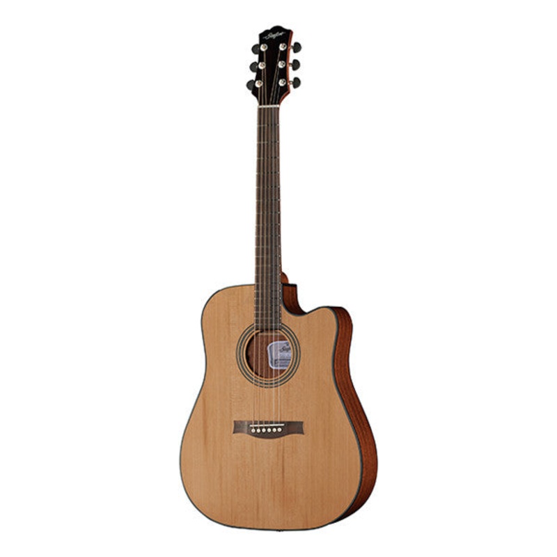 Stanford Radiotone Studio 49 D ECW Dreadnought Cutaway Electro Acoustic Guitar – Natural Matte