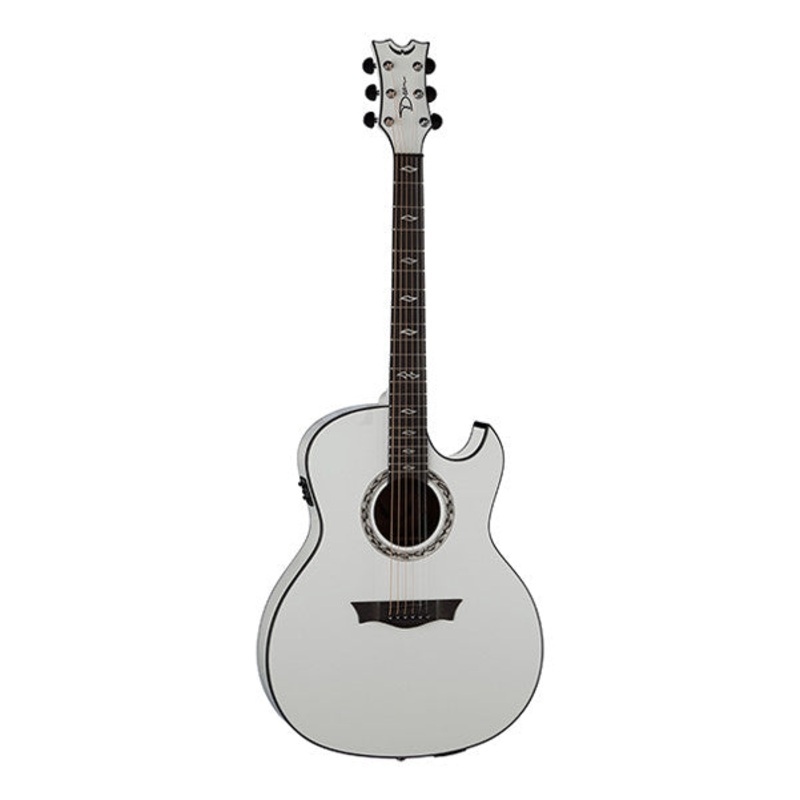 Dean Guitars Exhibition Ultra Cutaway Electro Acoustic Guitar – Classic White
