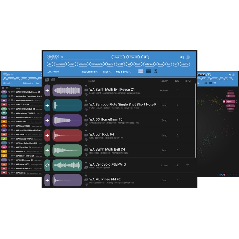 Waves COSMOS Sample Finder: Sample Finder Plugin