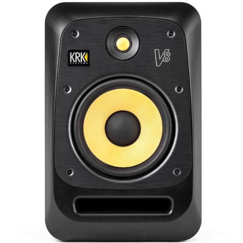 KRK Systems V8S4 8-inch Nearfield Active Studio Monitor – Single