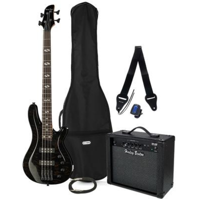 Harley Benton B-450 QTB Bundle 1