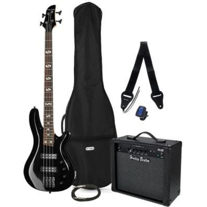 Harley Benton B-450 Black Bundle 1