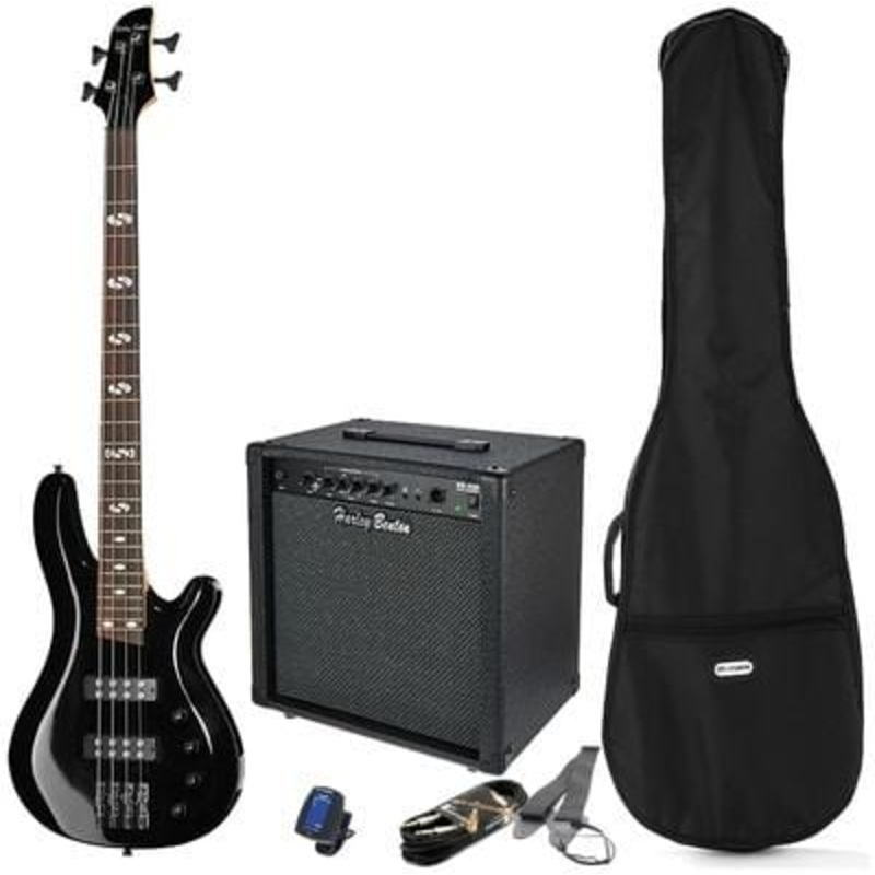 Harley Benton B-450 Black Bundle 2