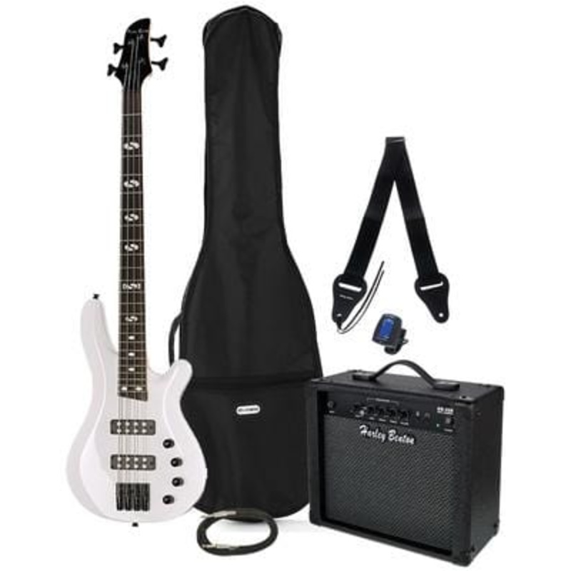 Harley Benton B-450 White Bundle 1