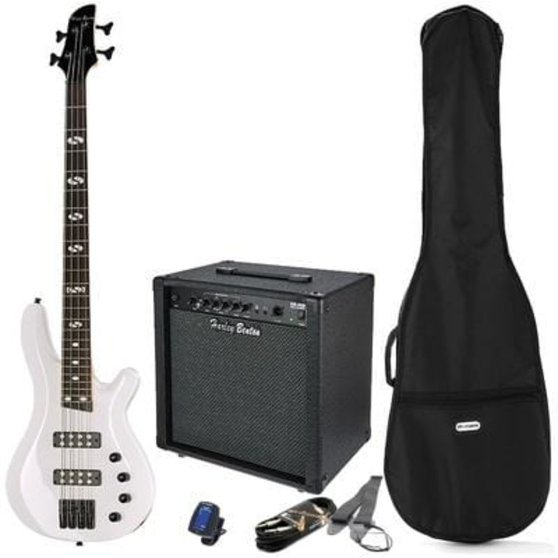 Harley Benton B-450 White Bundle 2