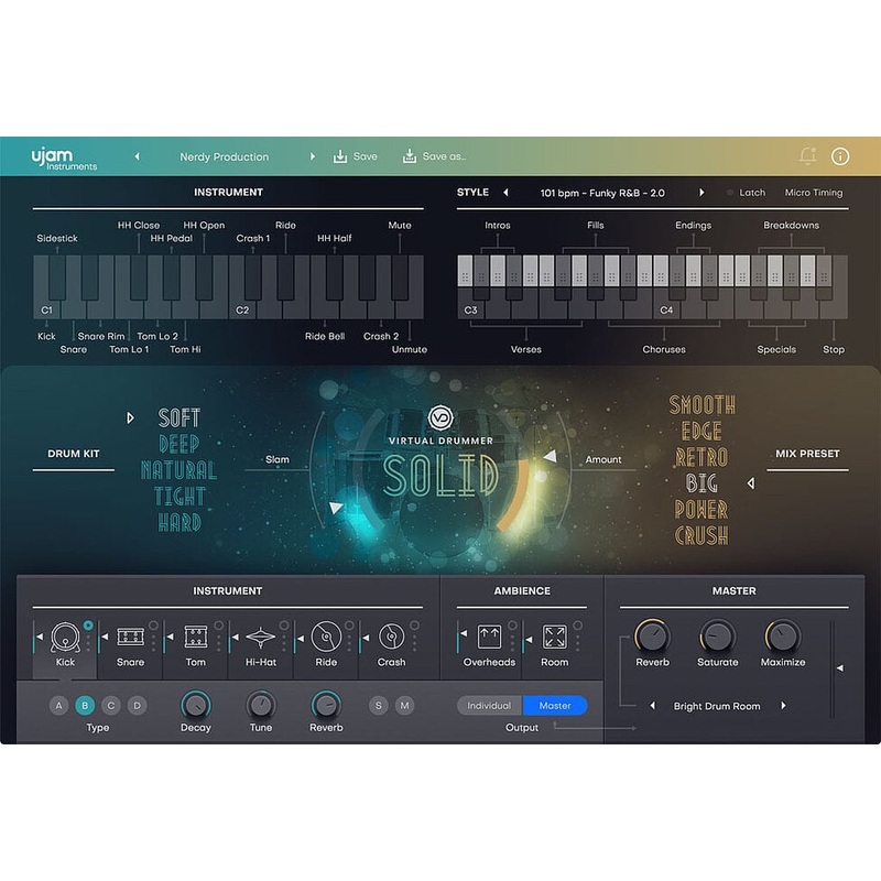 UJAM SOLID 2: Drum Machine