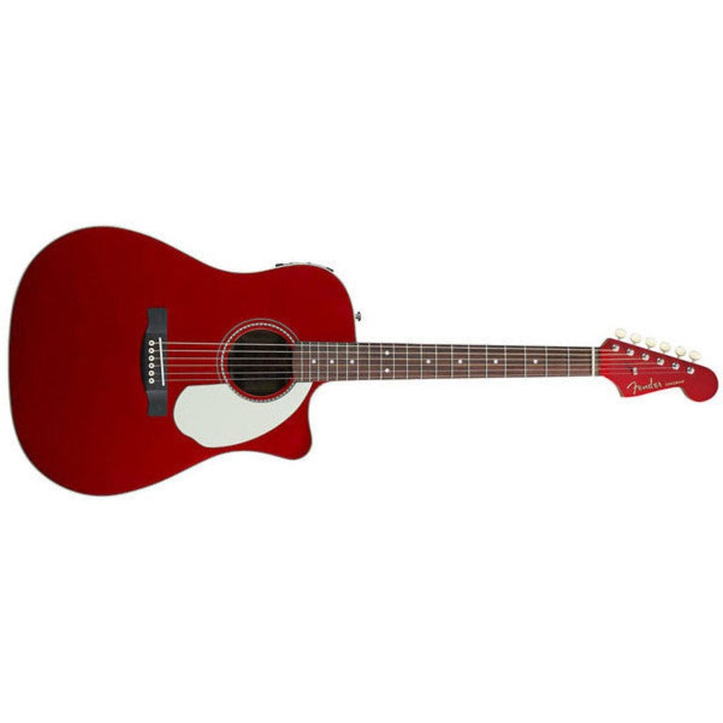 Fender Sonoran SCE Dreadnought Cutaway Electro Acoustic Guitar, Fishman PreAmp, Tuner