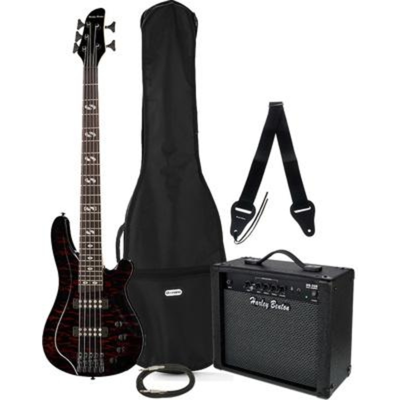 Harley Benton B-550 QTB Progressive Bundle1