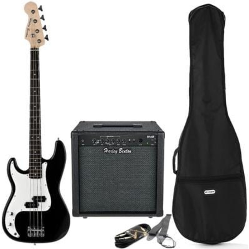 Harley Benton HBP120BK LH Bundle 2
