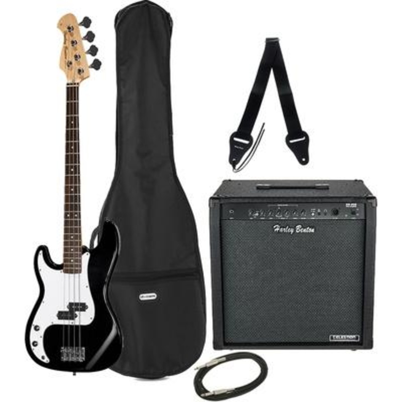 Harley Benton HBP120BK LH Bundle 3