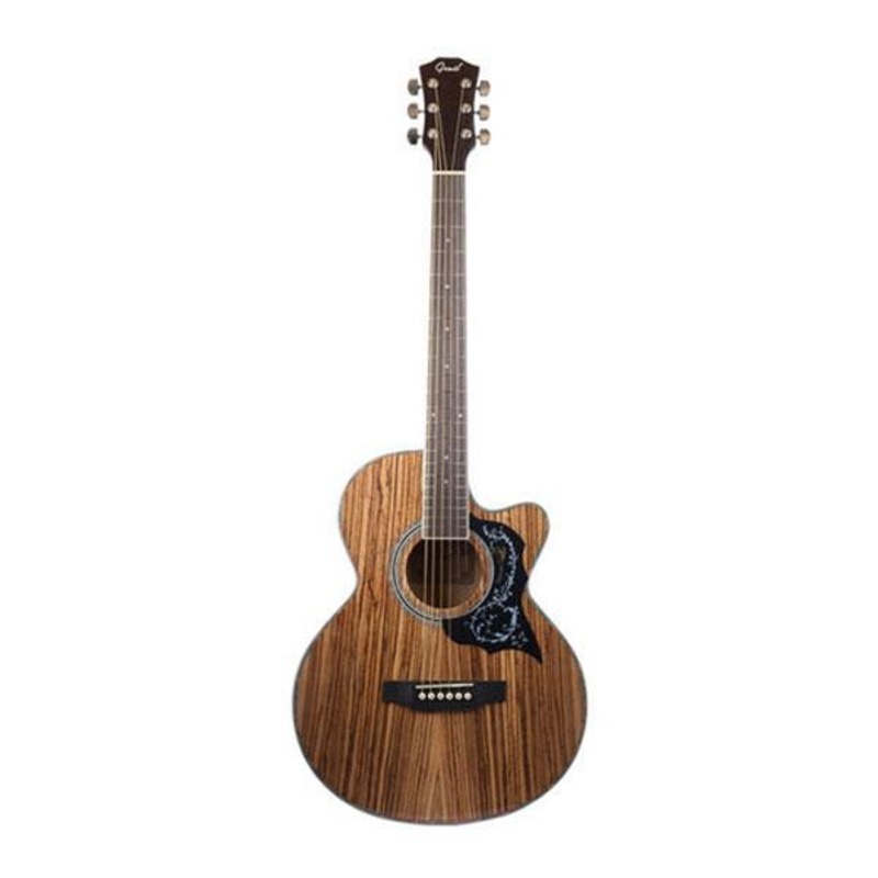 Grail A190CZB 39 Inches Acoustic Guitar – Zebra Top