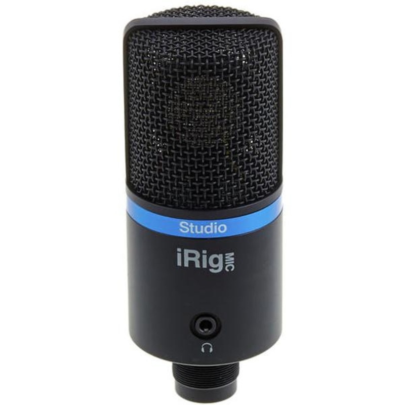 IK Multimedia iRig Mic Studio Condenser Microphone – Black