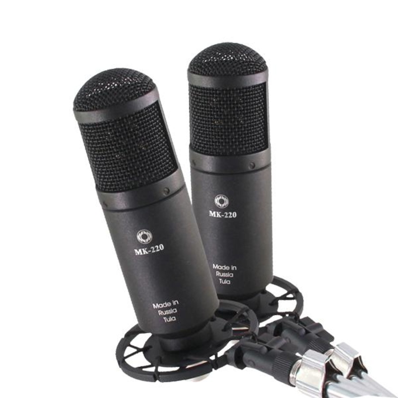 Oktava MK-220 Matched Pair Large Diaphragm Condenser Microphones