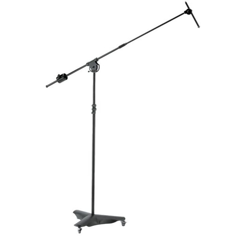Konig & Meyer 21430-500-55 Overvhead Microphone Stand – Black