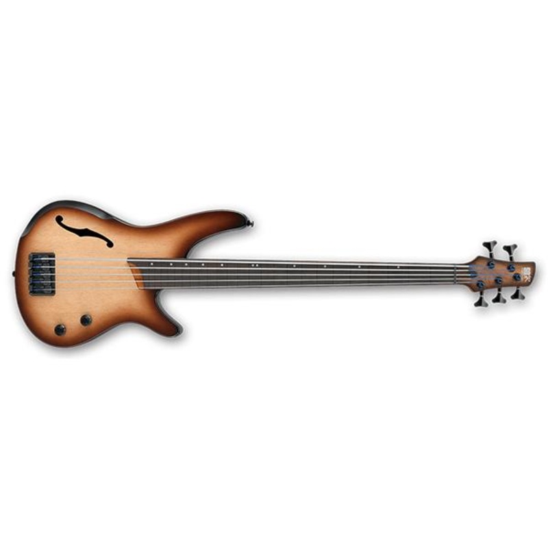 Ibanez SRH505F-NNF 5 String Bass Guitar – Natural Browned Burst Flat