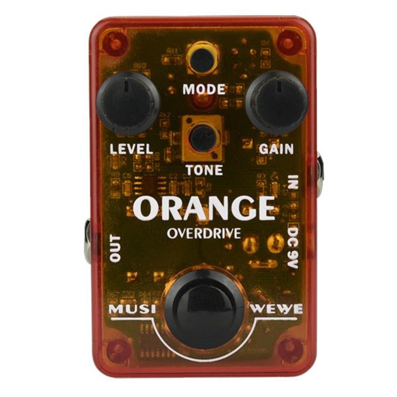 SKS Audio Musiwewe Overdrive Guitar Effect Pedal – Orange
