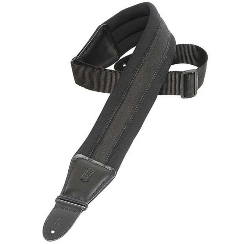 Levy’s PM48NP3 Neoprene Padded Guitar Strap – Black