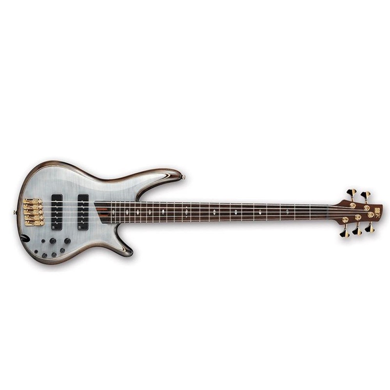 Ibanez SR1405 Premium 5-String Bass Guitar – Panga Panga Fretboard – Glacial White