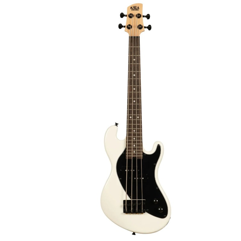 Kala Solid Body 4 String Sweet Cream Fretted U Bass Guitar