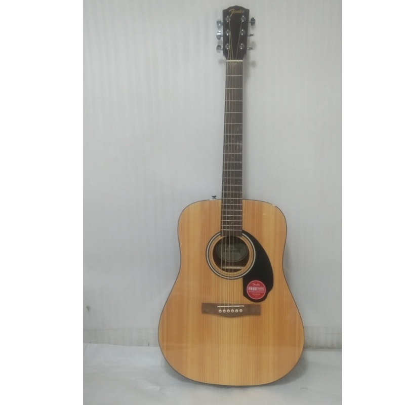 Fender FA-115 Dreadnought Acoustic Guitar Pack with Gig Bag, Strap, String Set and Picks – Natural – Open Box B Stock