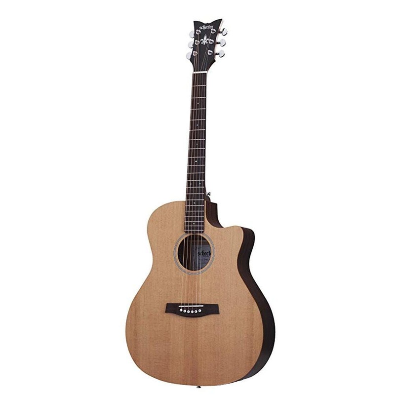 Schecter 3715 Deluxe 6-String Acoustic Guitar – Natural Satin