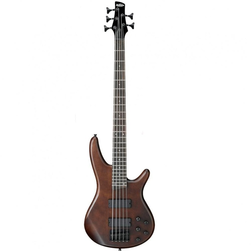 Ibanez Gio GSR-255 5-String Electric Bass Guitar – Walnut Flat