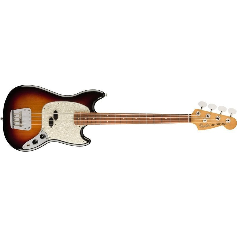 Fender Vintera 60’s Mustang Electric Bass Guitar – 3-Color Sunburst