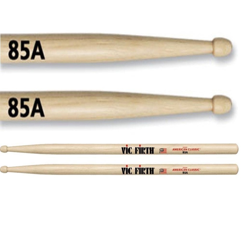 Vic Firth 85A American Classic Hickory Drumsticks – Wooden Tip