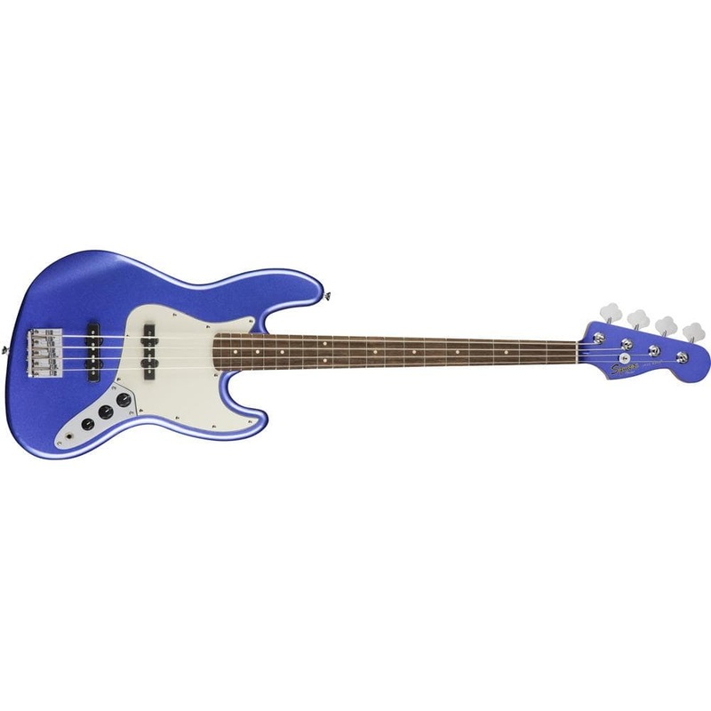 Fender Squier Contemporary Jazz 4 String Bass Guitar – Ocean Blue Metallic