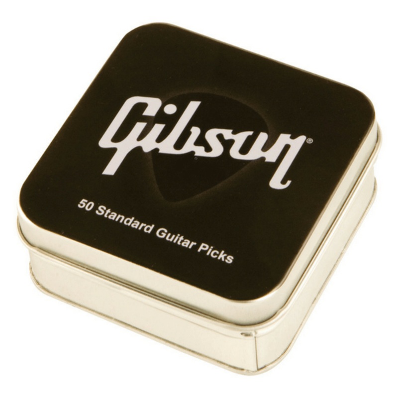 Gibson Standard Tin Pack of 50 Guitar Pick – Thin
