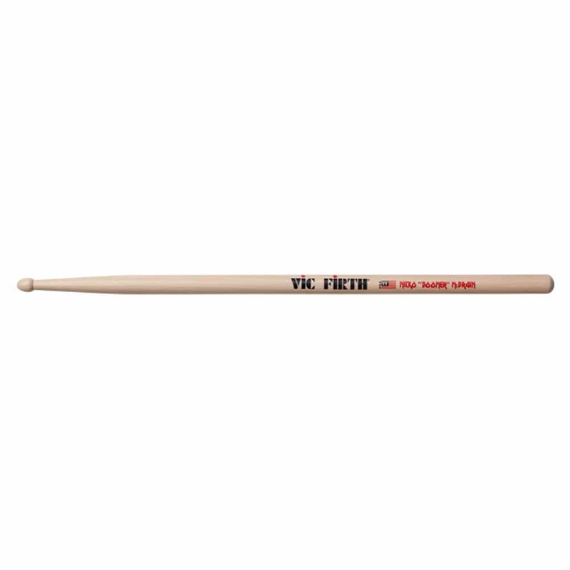 Vic Firth Signature Series Nicko McBrain Drum Stick With Wooden Tip