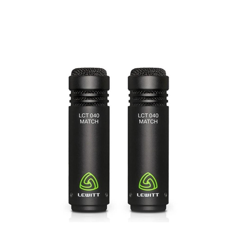 Lewitt LCT 040 Match Pair of Two Small Diaphragm Instrument Condenser Microphones