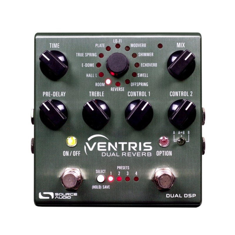 Source Audio Ventris Dual Reverb Guitar Effect Pedal
