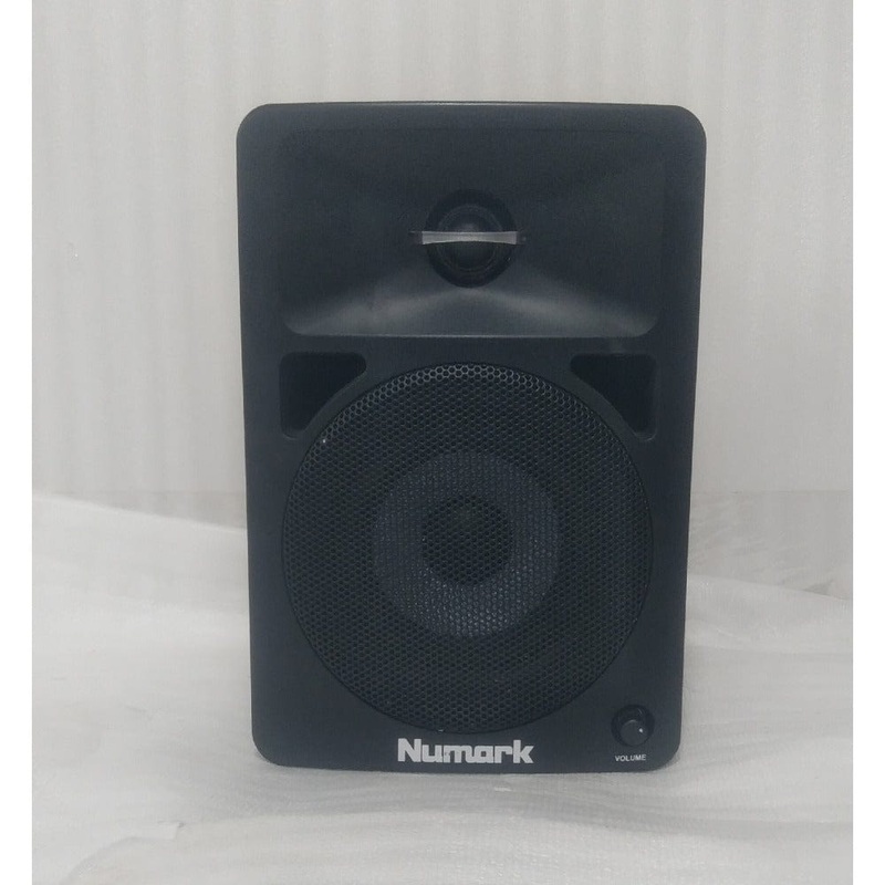 Numark N-Wave 580L Powered DJ Monitors with Pulsating Lights – Single – Open Box B Stock