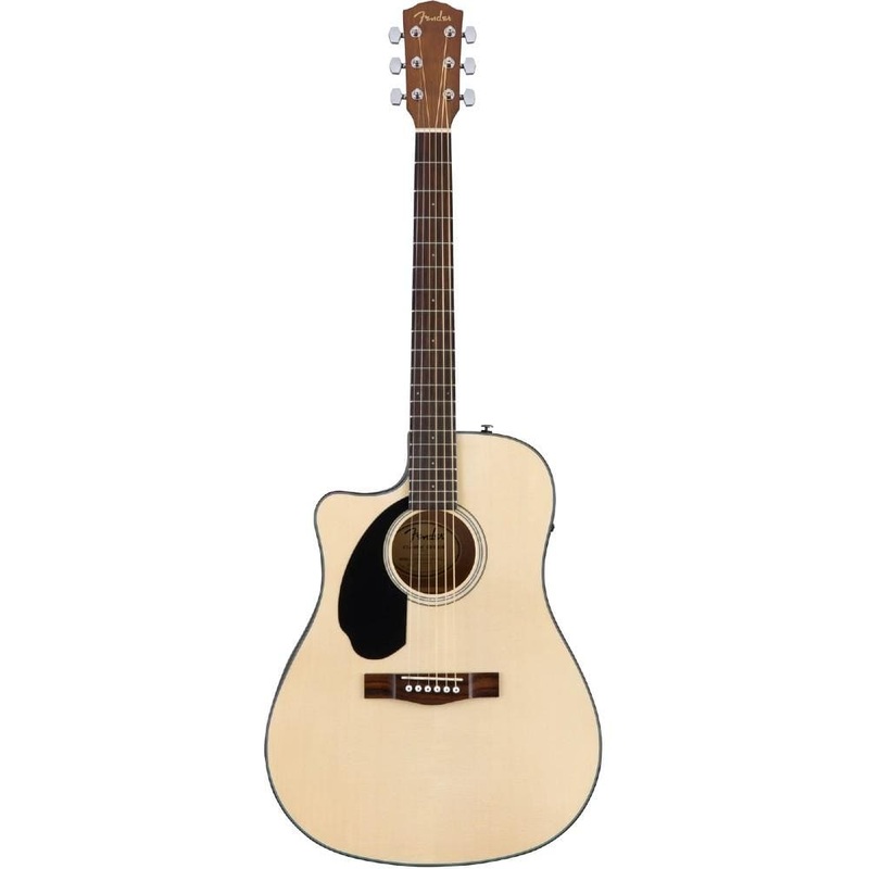 Fender CD-60SCE Left Hand Acoustic Guitar – Natural