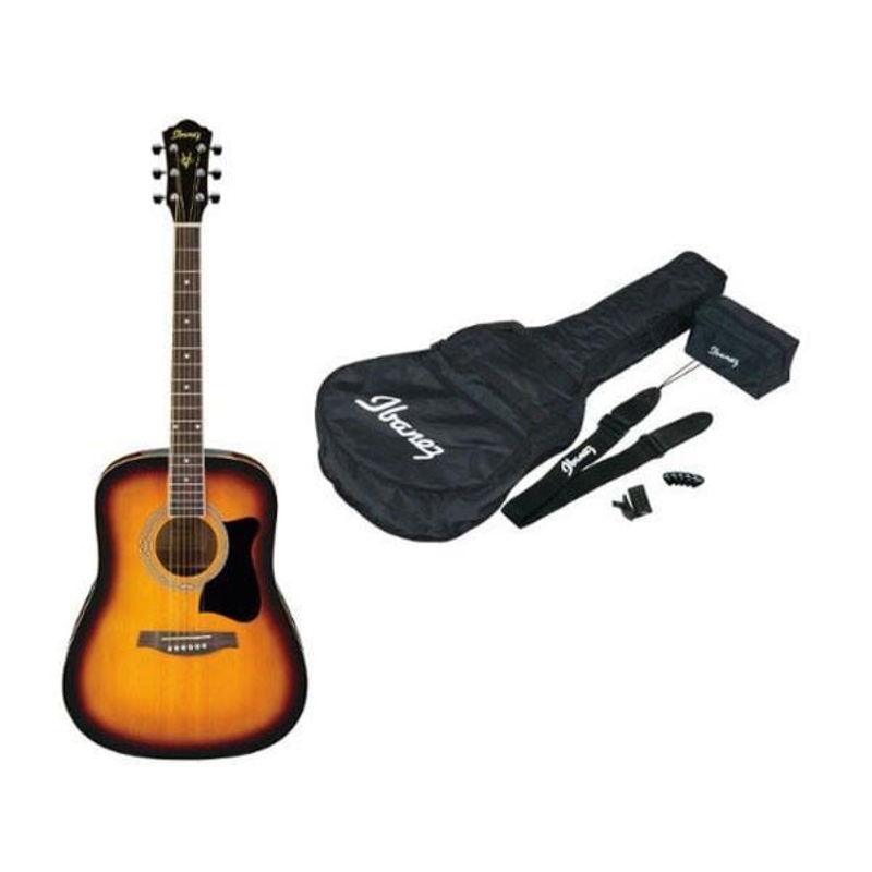 Ibanez V50NJP Acoustic Guitar Combo Pack – Vintage Sunburst – Open Box