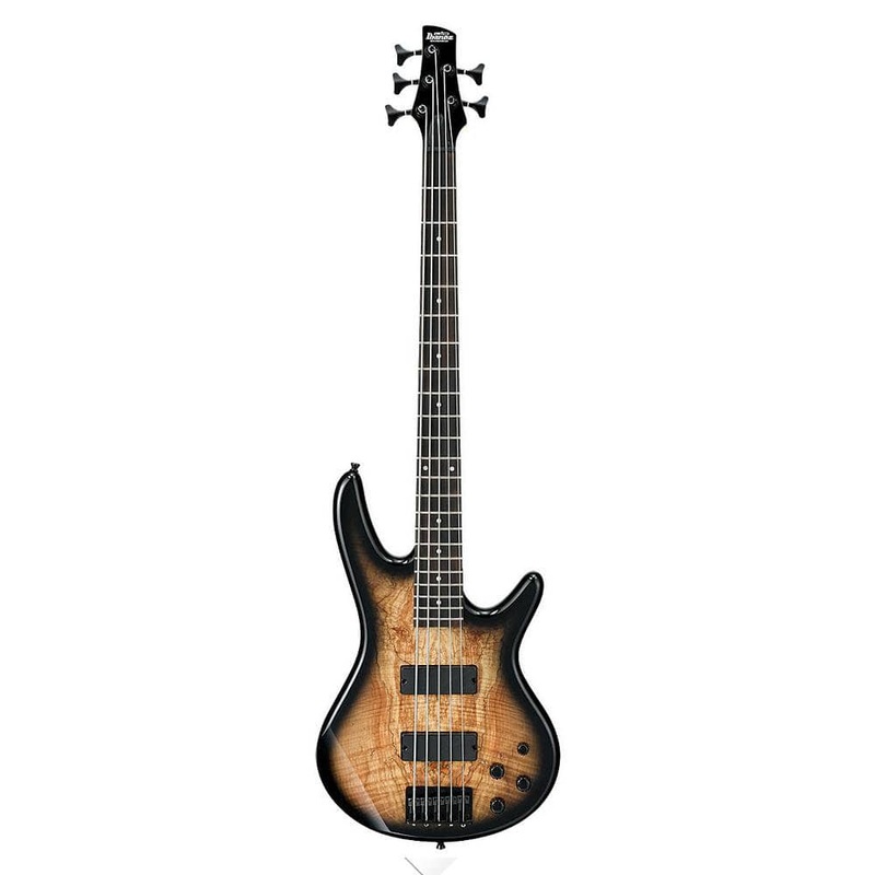 Ibanez GSR205SM 5-String Electric Bass Guitar – Natural Grey Burst – Open Box