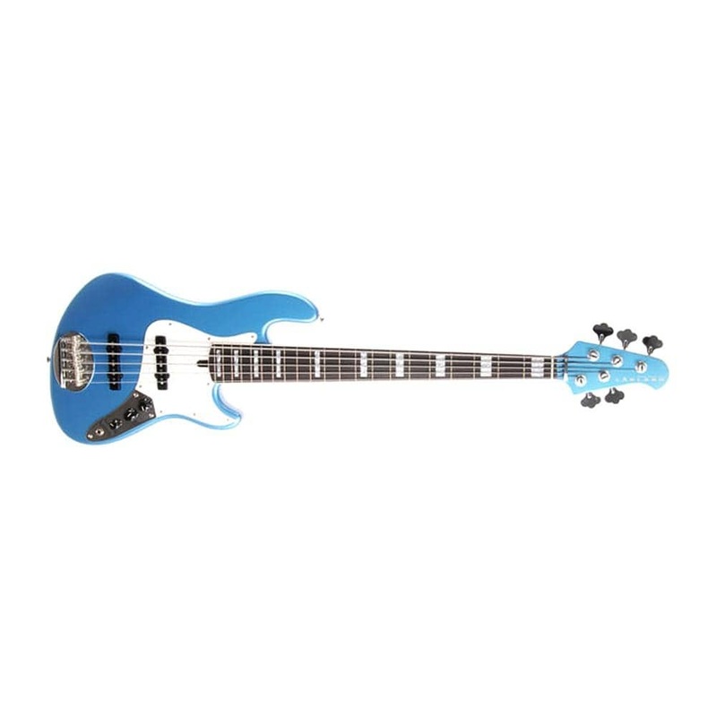 Lakland 55-60 Skyline Series Vintage J 5 – Strings Bass Guitar – Lake Placid Blue